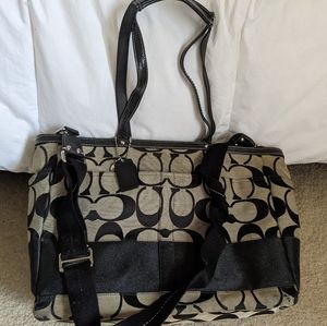 Large Coach tote bag